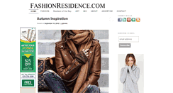 Desktop Screenshot of fashionresidence.com