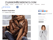 Tablet Screenshot of fashionresidence.com